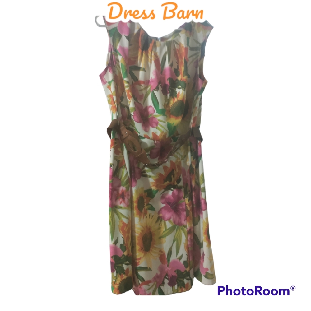 Dress barn Floral Dress size 18.
